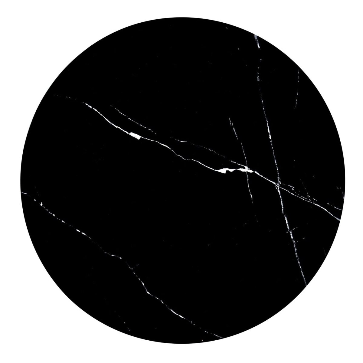 Tavolino da caffè Tribeca effetto marmo nero/oro - immagine 4