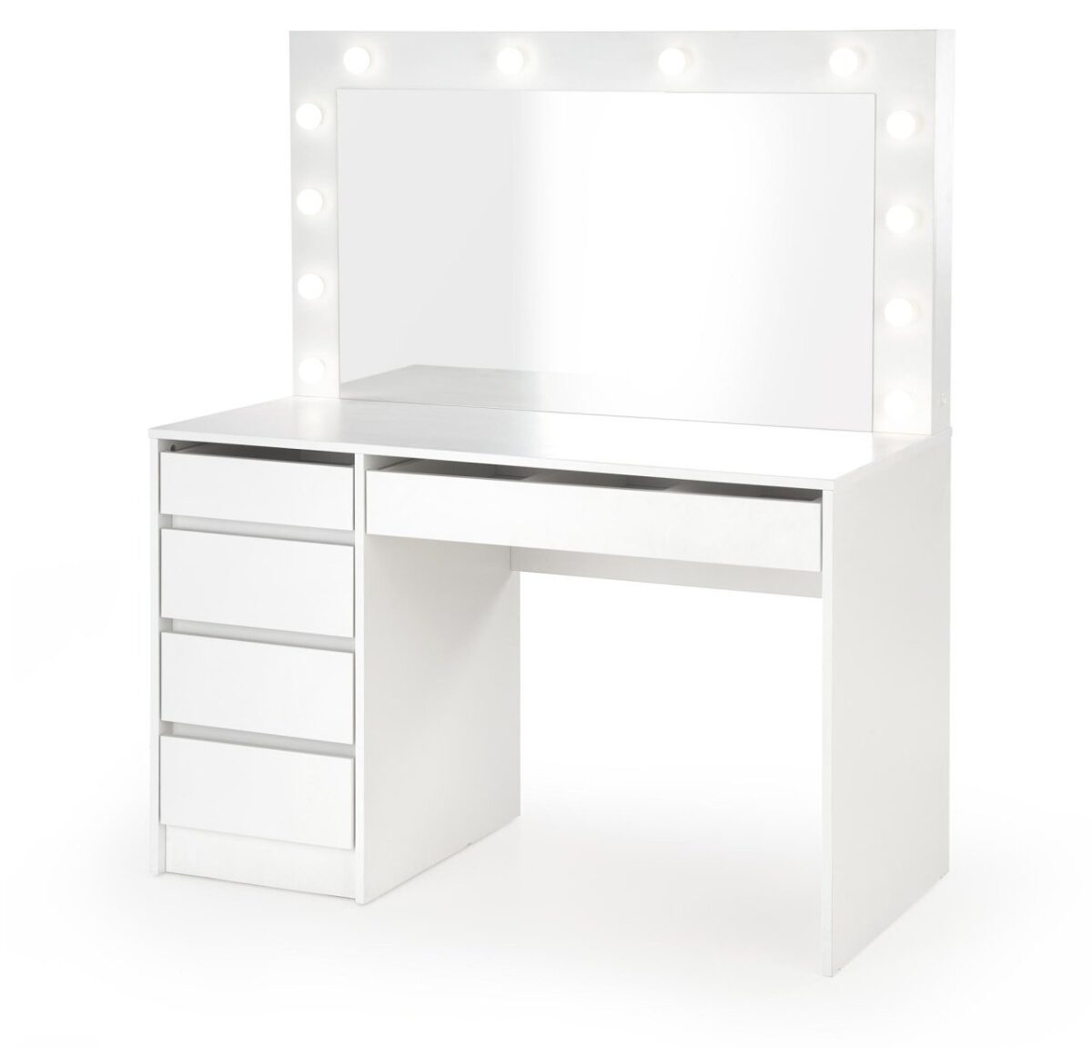 Toeletta Hollywood XL con specchio e LED in bianco - immagine 15
