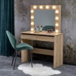 Toeletta Hollywood in rovere artigianale H140 cm