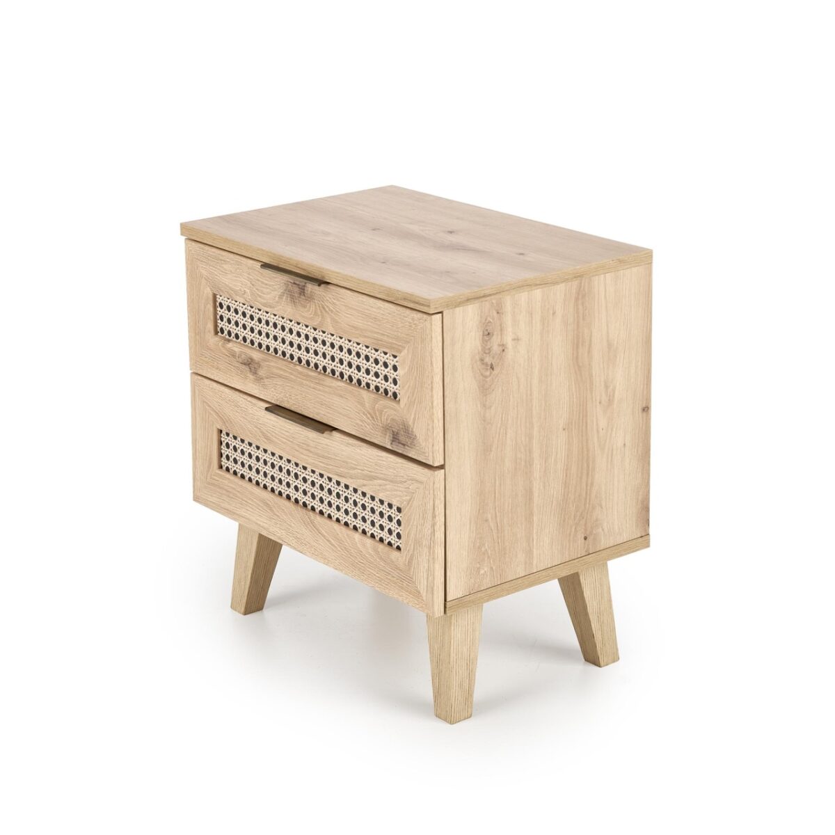 Comodino Borneo SN-1 in rovere artigianale/nero - immagine 6