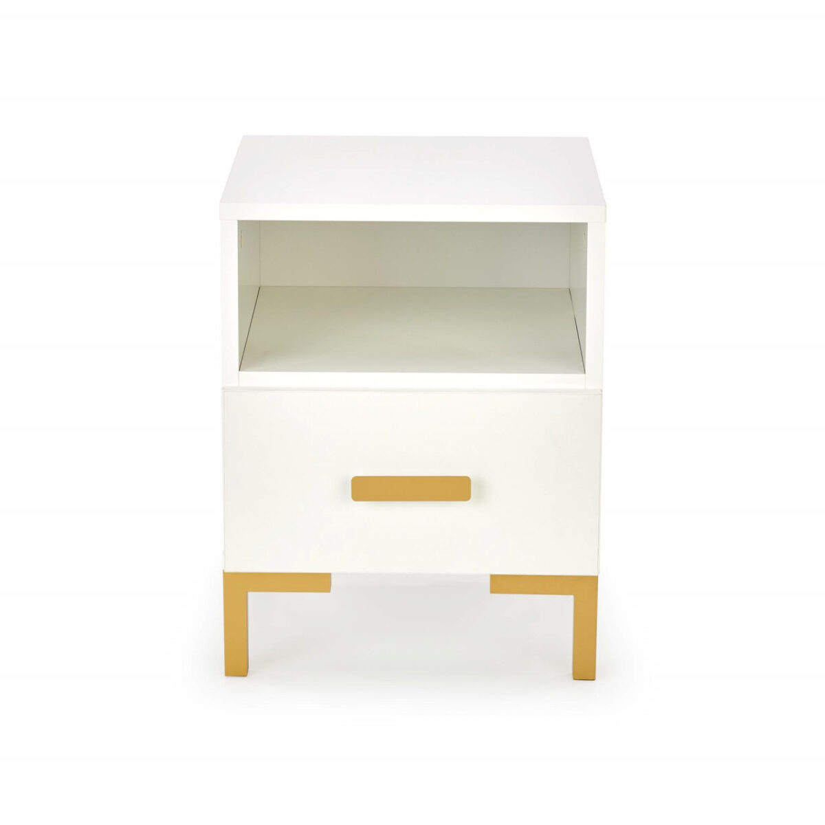 Comodino Silvia in bianco/oro - immagine 10