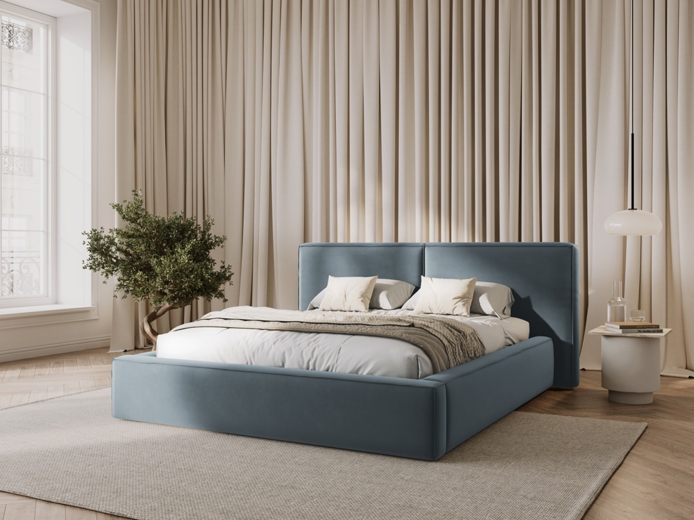 pat-arendal-160x200-cm-catifea173300 Letto Arendal in velluto - 160x200 cm - immagine 1