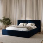 Letto Arendal in velluto - 200x200 cm