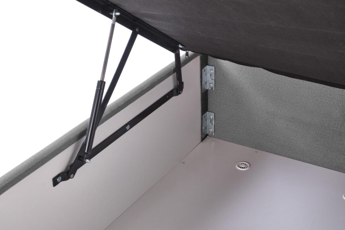 Letto Asento in tessuto grigio - Element 23 160×200 cm - immagine 11
