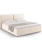 Letto Arendal Boxspring in velluto - 140x200 cm