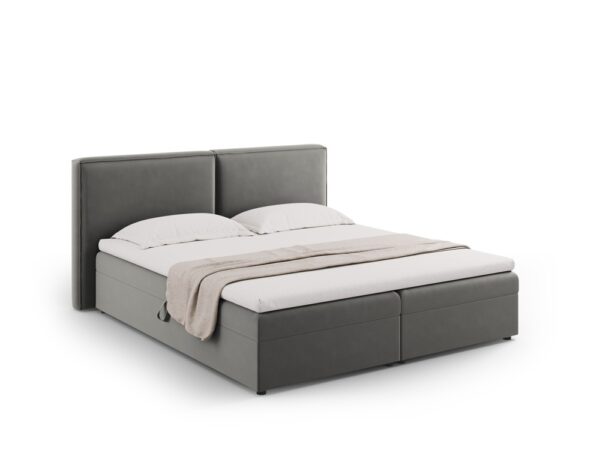 Letto Arendal Boxspring in velluto - 160x200 cm
