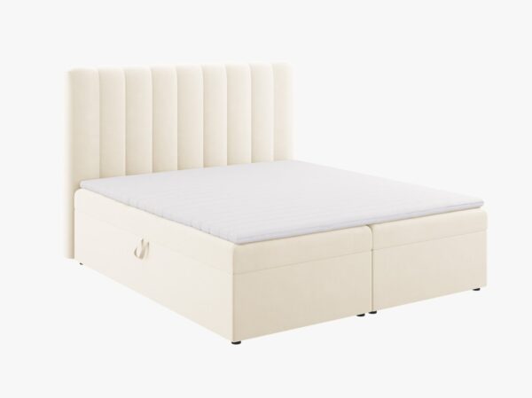 Letto Kelp Boxspring in velluto - 140x200 cm