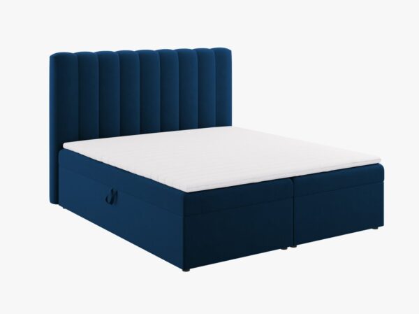 Letto Kelp Boxspring in velluto - 180x200 cm