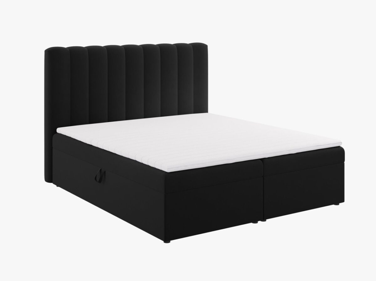 Letto Kelp Boxspring in velluto - 180x200 cm - immagine 6