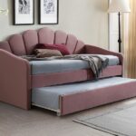 Letto Bella in velluto rosa - Blu52 - 90x200 cm