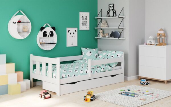 Letto Marinella per bambini in bianco - 80x160 cm