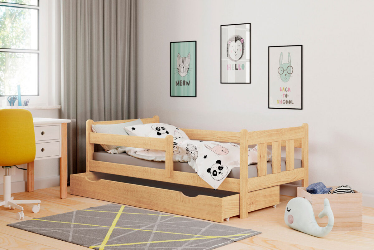 Letto Marinella per bambini in pino - 80x160 cm - immagine 2