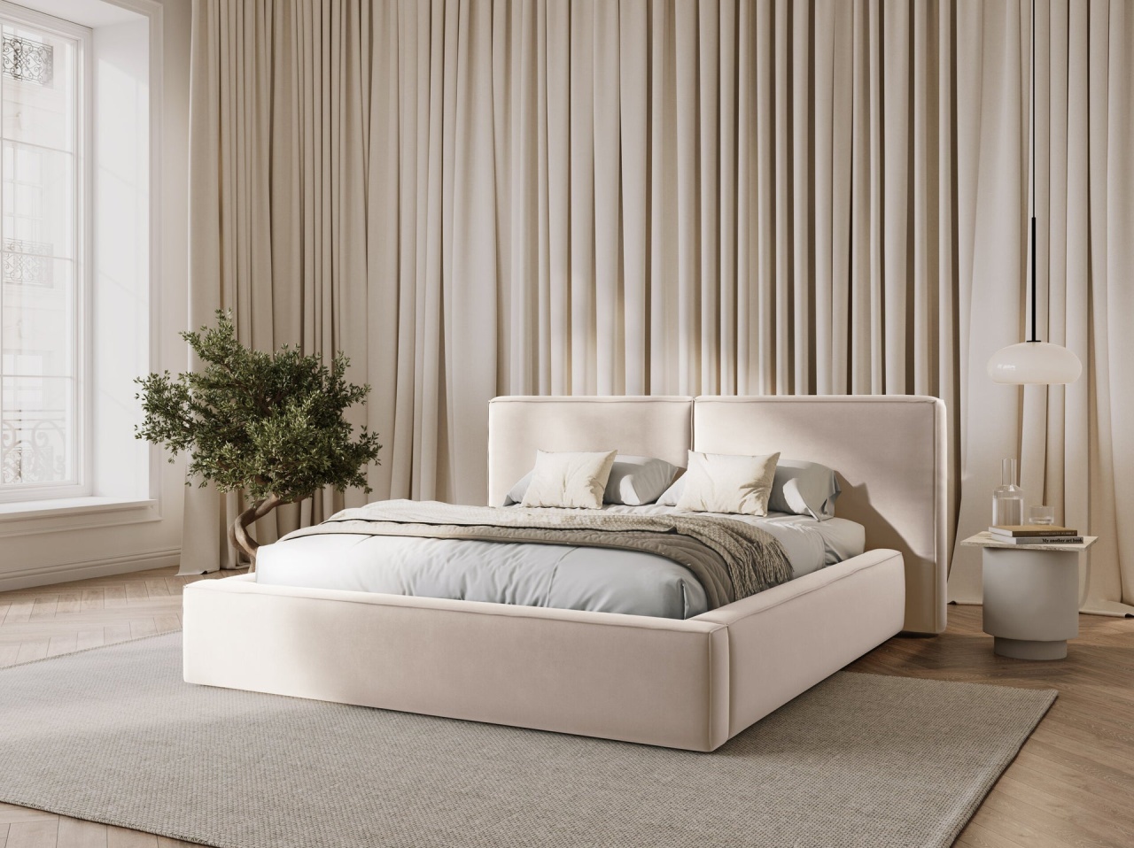 pat-jodie-140x200-cm-catifea174846 Letto Jodie in velluto - 140x200 cm - immagine 1