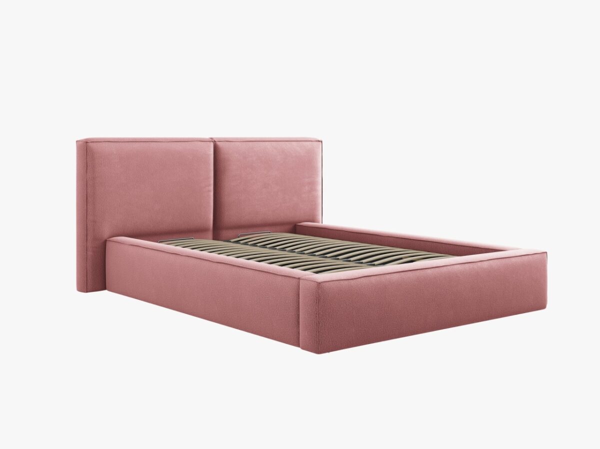 Letto Jodie in tessuto - 140x200 cm - immagine 8