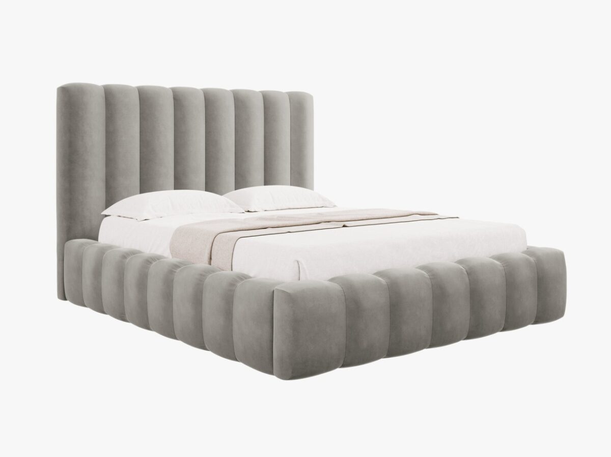 Letto Kelp in velluto - 160x200 cm - immagine 3