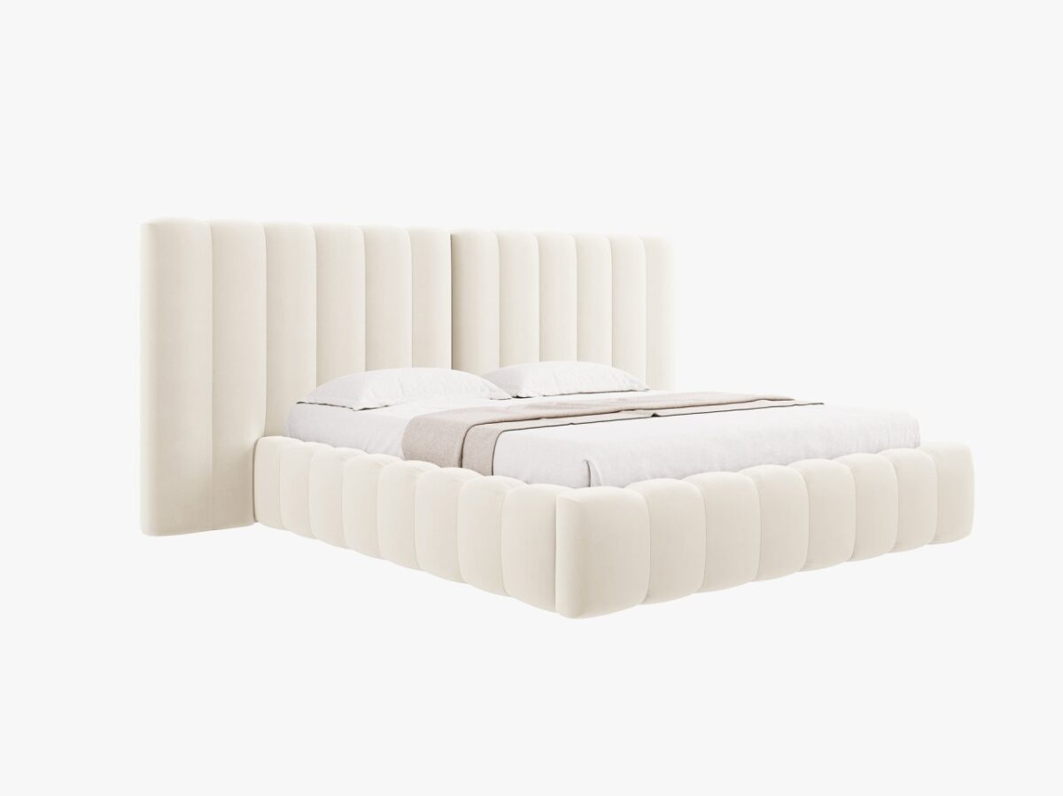 Letto Kelp T in velluto - 180x200 cm - immagine 10