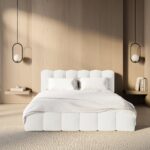 Letto Lupine in tessuto - 140x200 cm