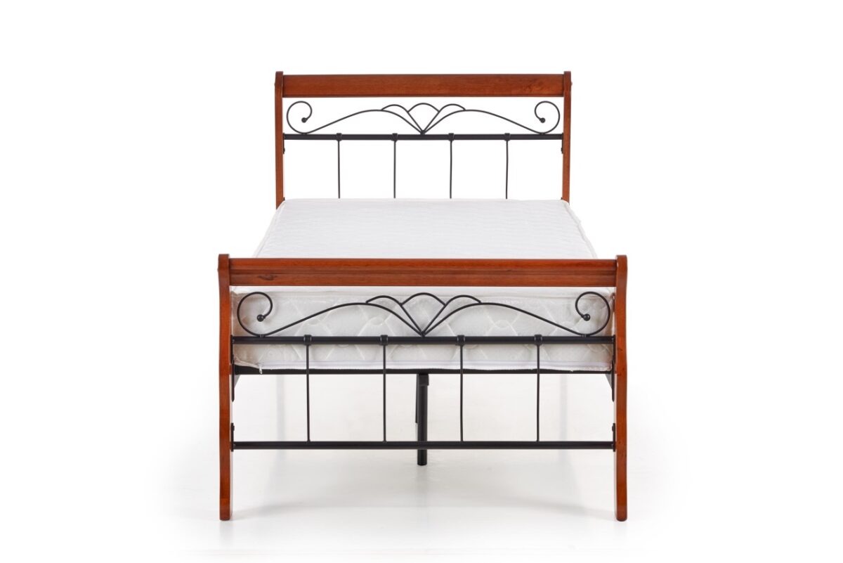 Letto Veronica in metallo e legno - 90x200 cm - immagine 5