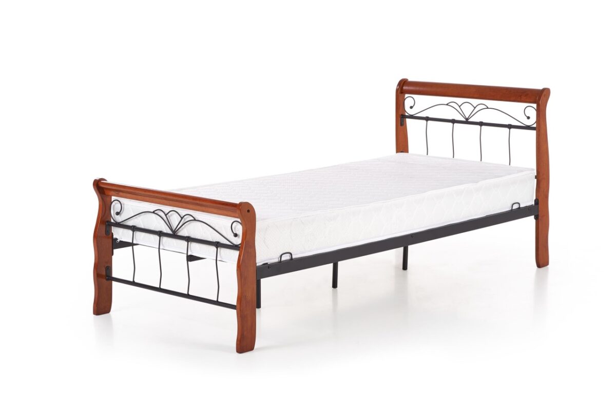 Letto Veronica in metallo e legno - 90x200 cm - immagine 7