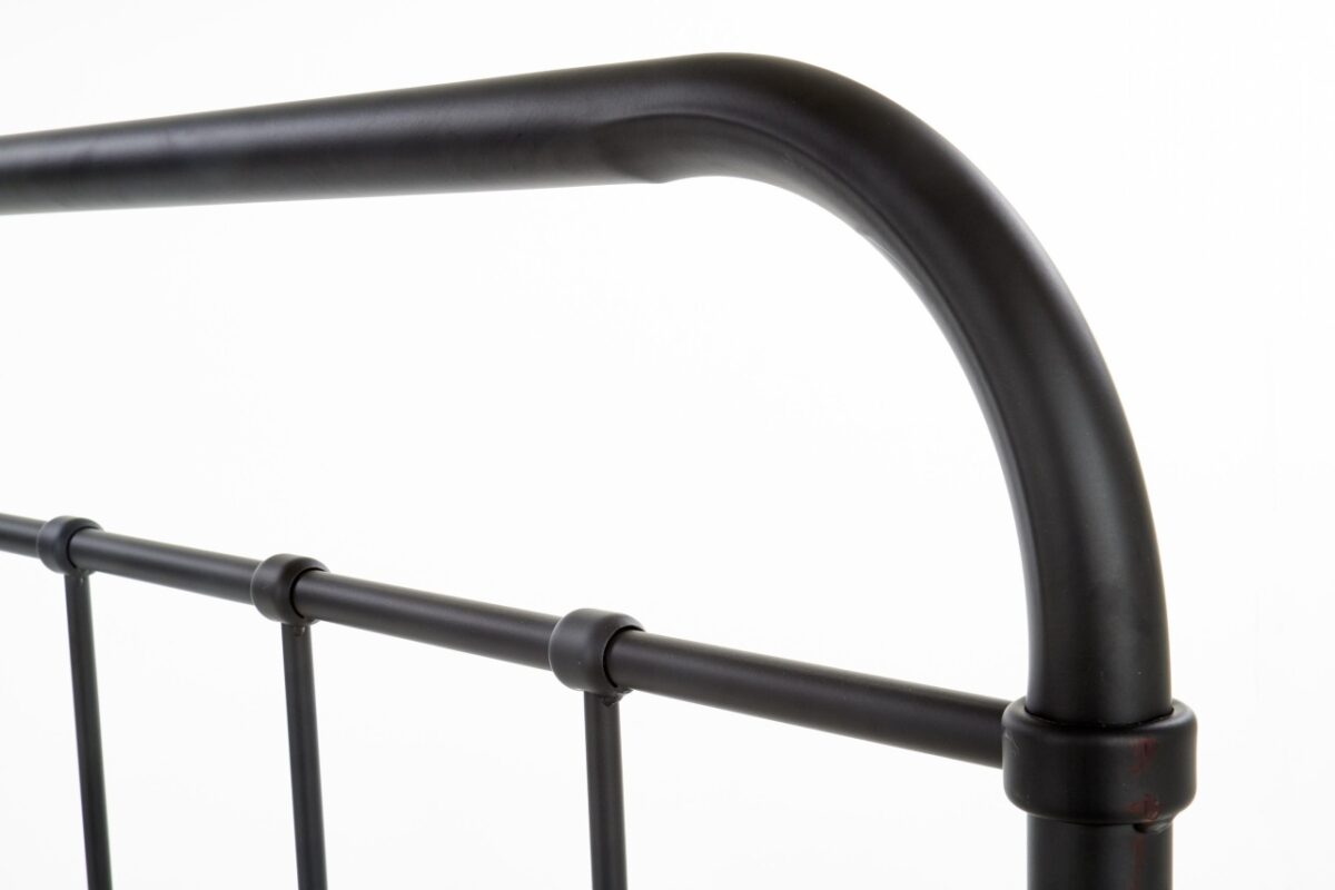 Letto Linda in metallo nero - 120x200 cm - immagine 5