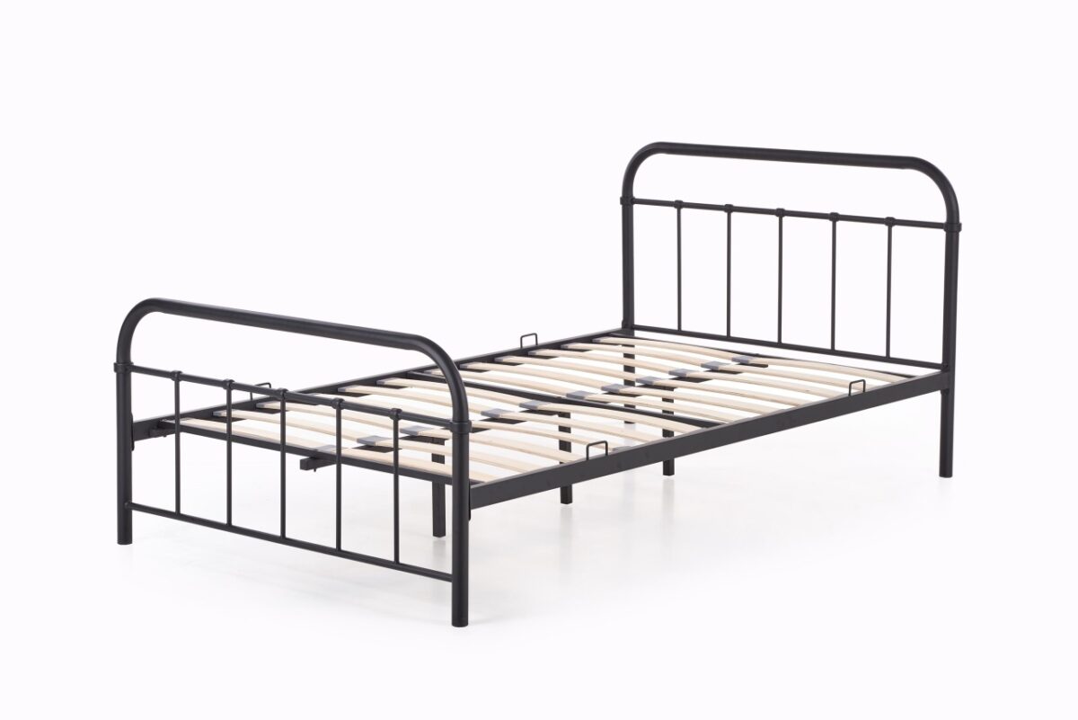 Letto Linda in metallo nero - 120x200 cm - immagine 7