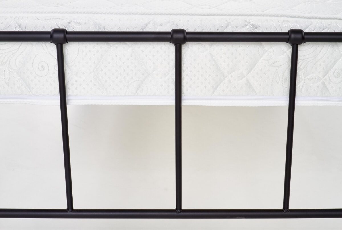 Letto Linda in metallo nero - 120x200 cm - immagine 10