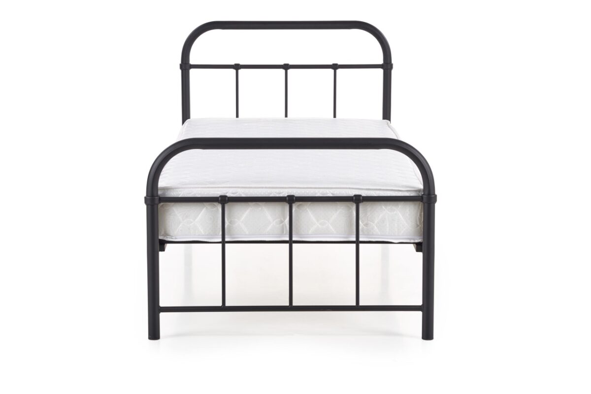 Letto Linda in metallo nero - 90x200 cm - immagine 4