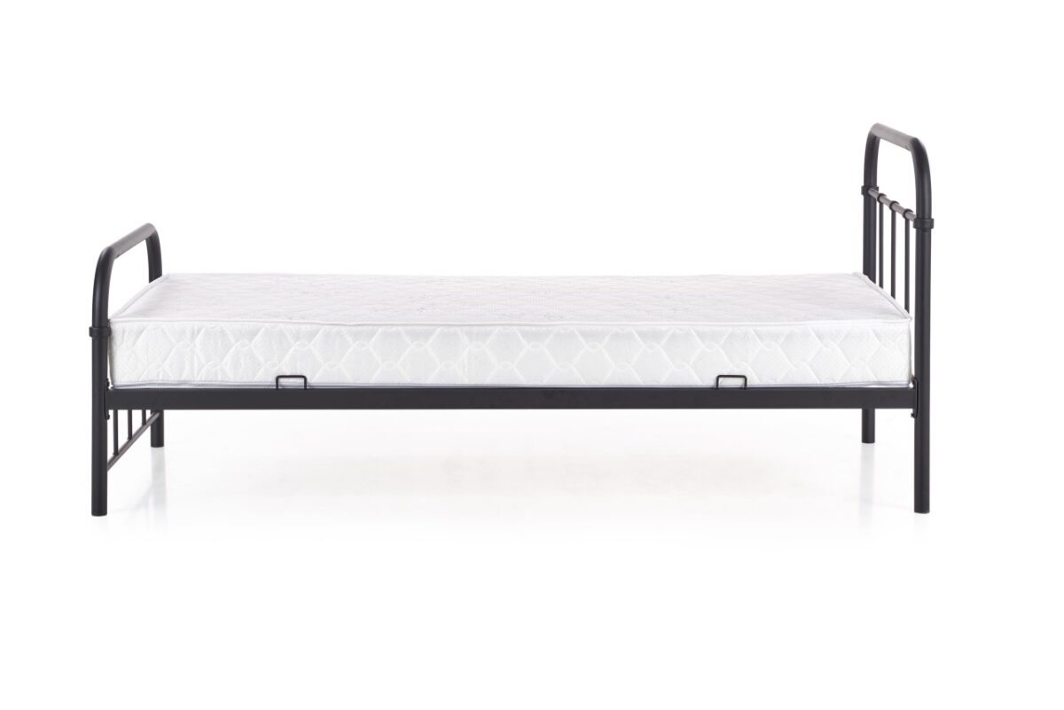 Letto Linda in metallo nero - 90x200 cm - immagine 5