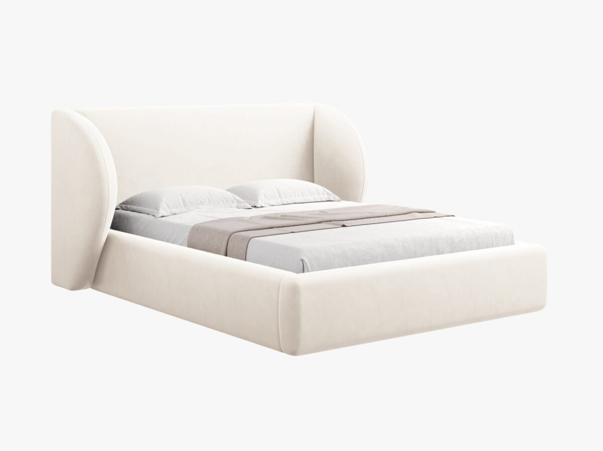 Letto Miley in velluto - 180x200 cm - immagine 9