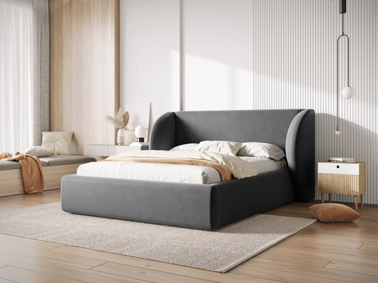 pat-miley-200x200-cm-catifea174400 Letto Miley in velluto – 200×200 - immagine 1