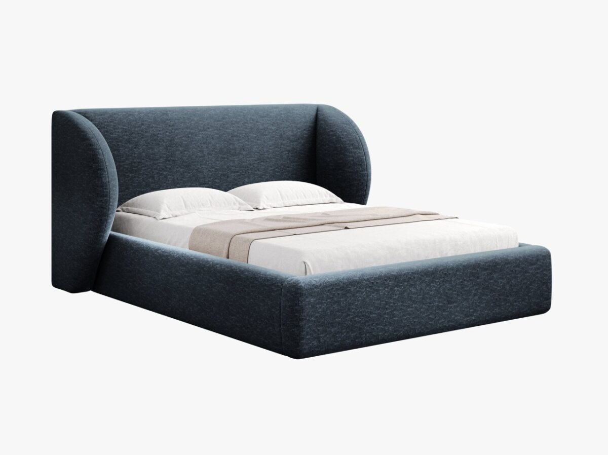 Letto Miley in chenille– 200×200 - immagine 11