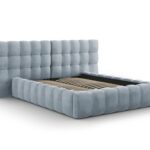 Letto Bali T imbottito in velluto - 160×200 cm