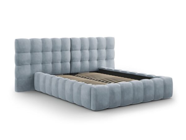 Letto Bali T imbottito in velluto - 160×200 cm