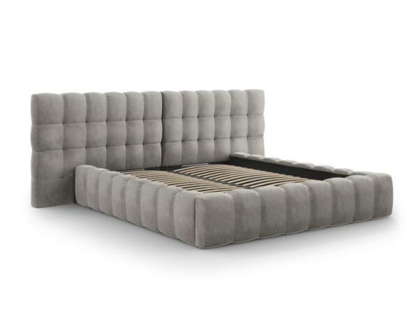 Letto Bali T imbottito in velluto - 180×200 cm