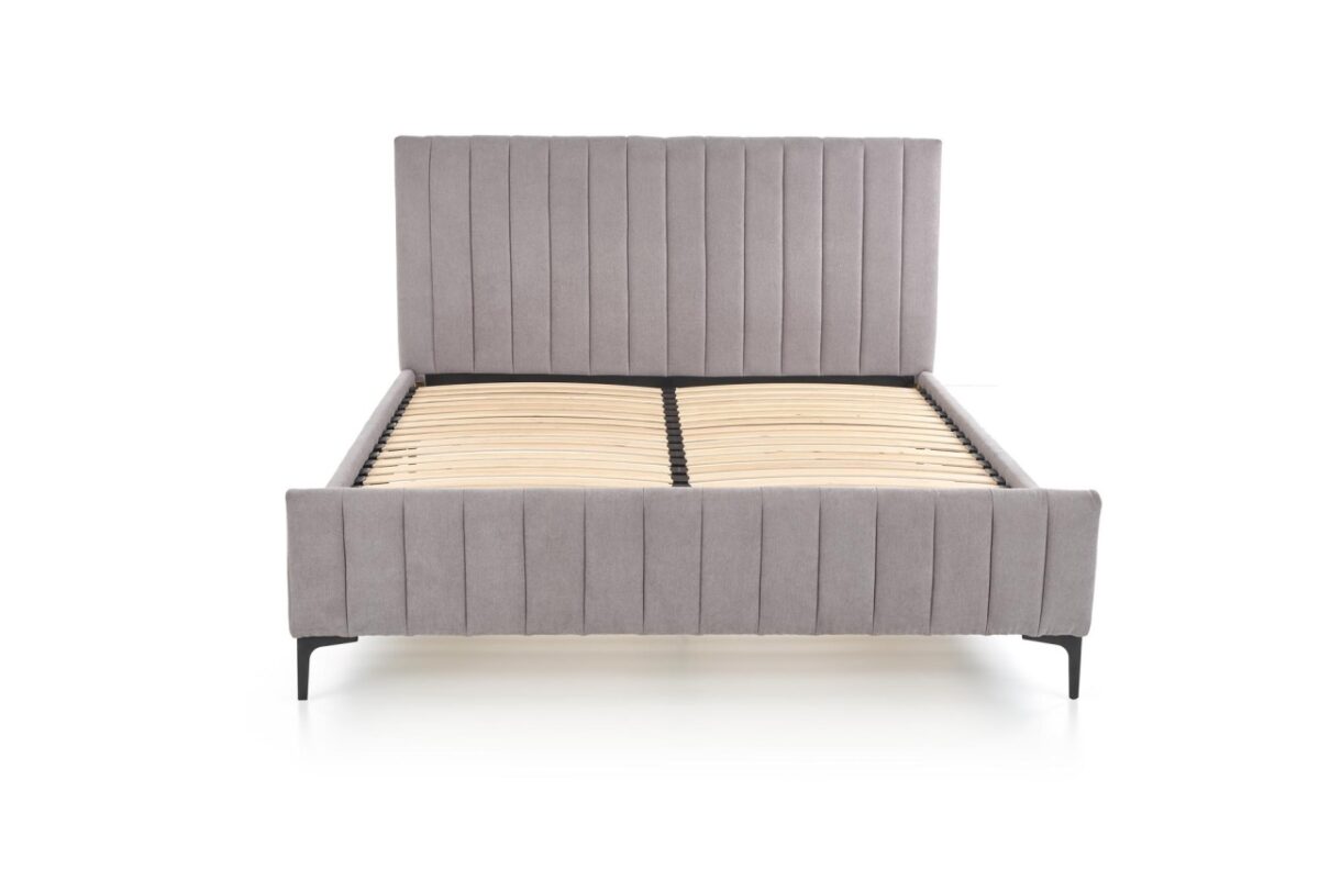 Letto Francesca imbottito in grigio - 160×200 cm - immagine 18