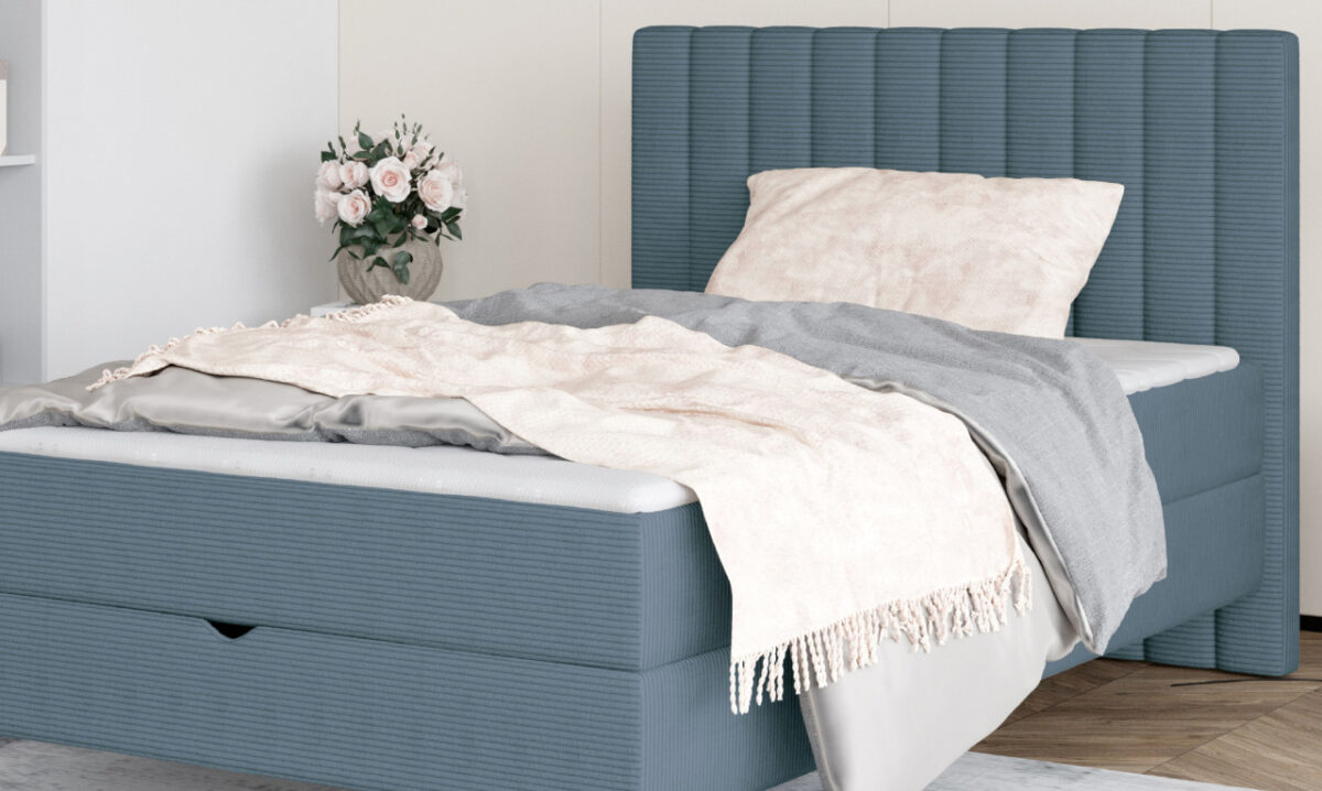 Letto Nepo imbottito 90x200 cm - immagine 2
