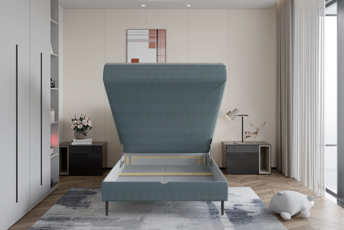 Letto Nepo imbottito 90x200 cm - immagine 3