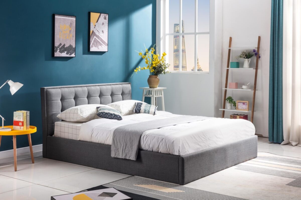 Letto Padva imbottito - 160 x 200 cm - immagine 3