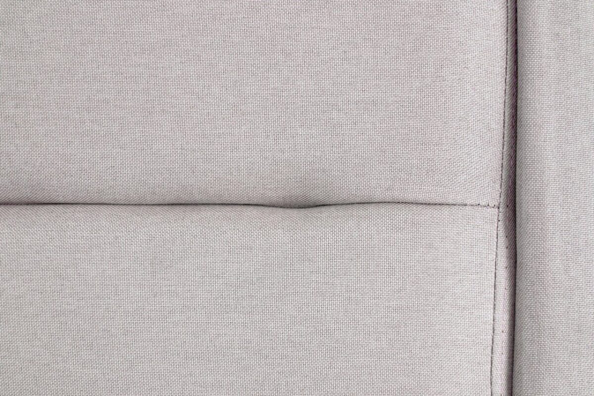 Letto Elanda imbottito in tessuto grigio chiaro - 160x200 cm - immagine 9