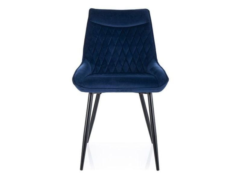 scaun-agat-velvet-bleumarin-blu86-negru106057 Sedia Agat in velluto blu navy Blu86/nero - immagine 1