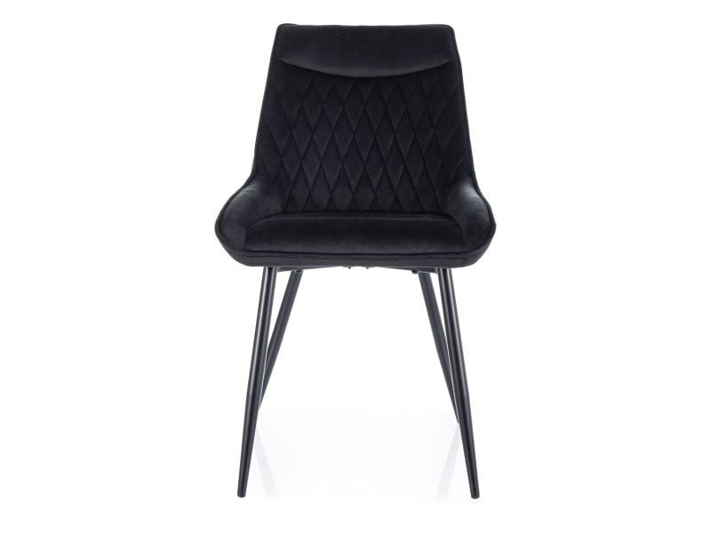 scaun-agat-velvet-negru-blu19-negru106151 Sedia Agat in velluto nero Blu19/nero - immagine 1