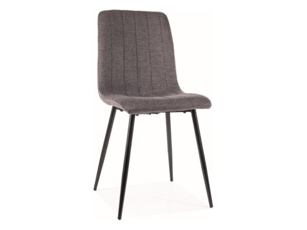 Sedia Alan Brego grigio18/nero