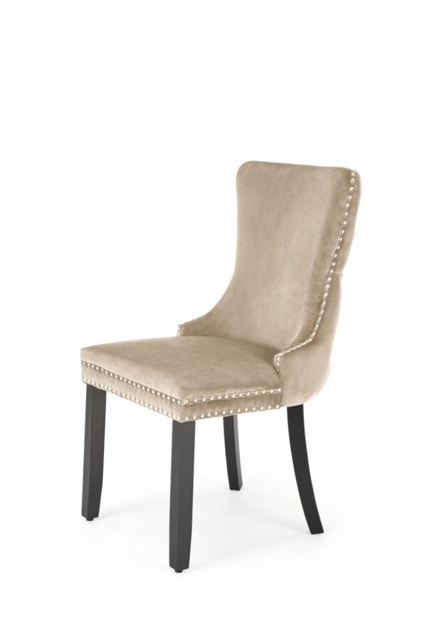 Sedia Alda velluto beige H95 cm