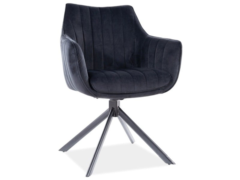 scaun-azalia-velvet-negru-blu1915788 Sedia Azalia in velluto nero Blu19 - immagine 1