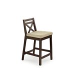 Sgabello da bar Borys Low in noce/Lars07 - H 83 cm