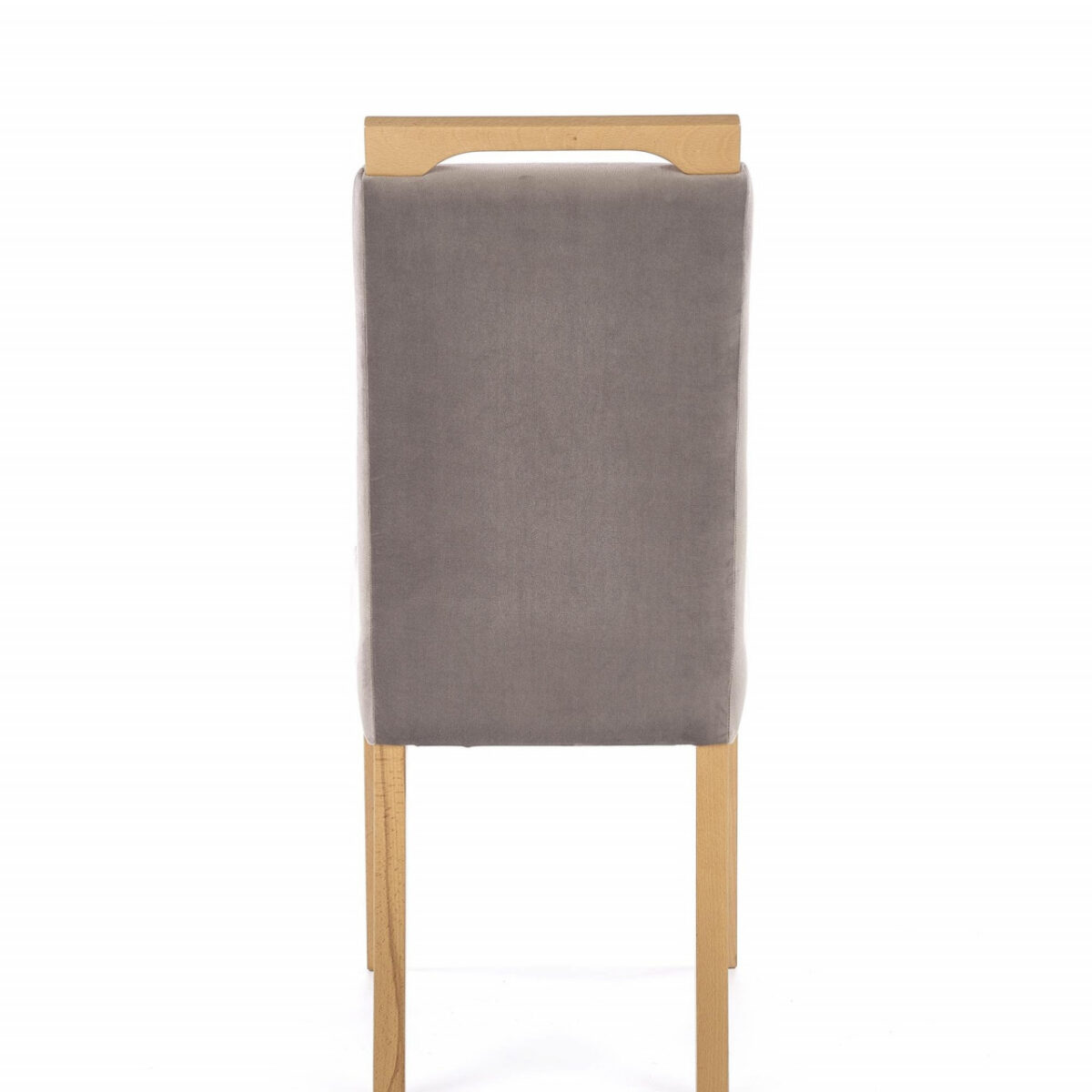 Sedia Clarion in velluto grigio/grigio miele Riviera 91 - immagine 6