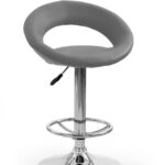 Sgabello da bar H-15 in grigio