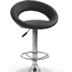 Sgabello da bar H-15 in nero