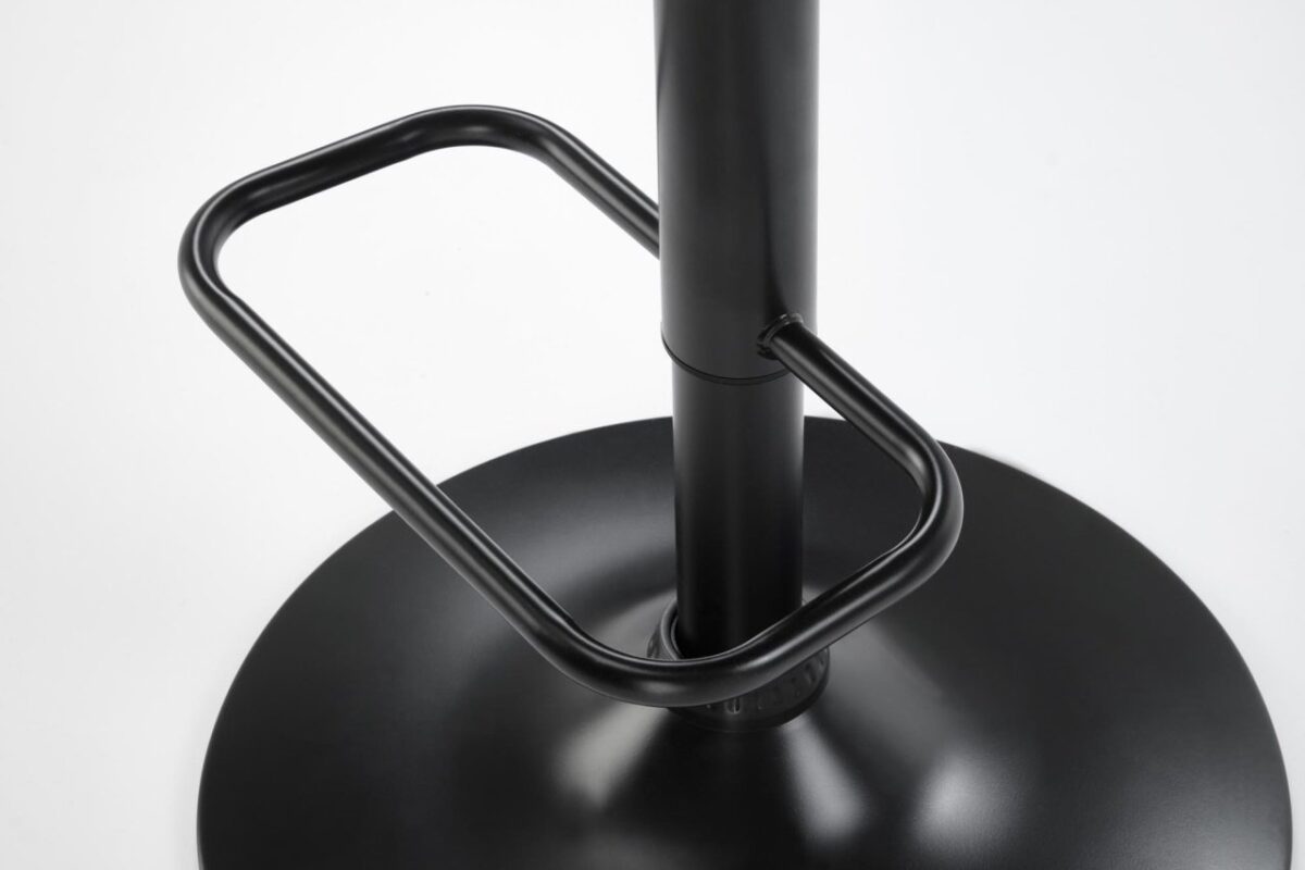 Sgabello da bar H124 in nero - immagine 8