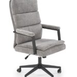 Sedia da ufficio Adriano in tessuto grigio - H110 cm